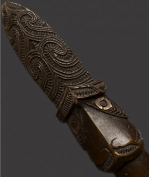New Zealand Maori Quarterstaff, ‘Taiaha’